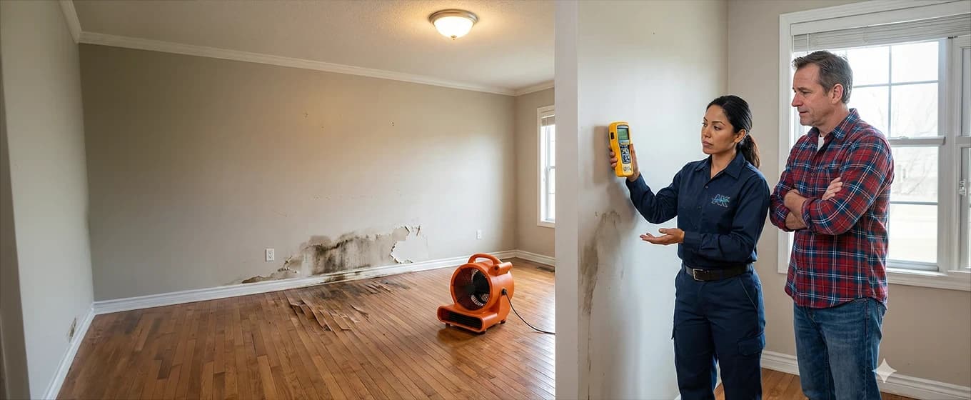 Water damage restoration service