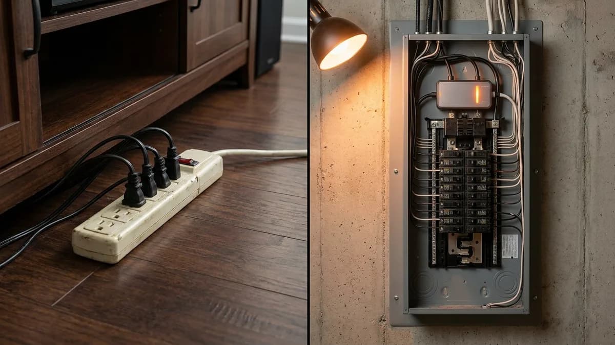 Whole-Home Surge Protection vs. Power Strips: What NE Ohio Homes Actually Need