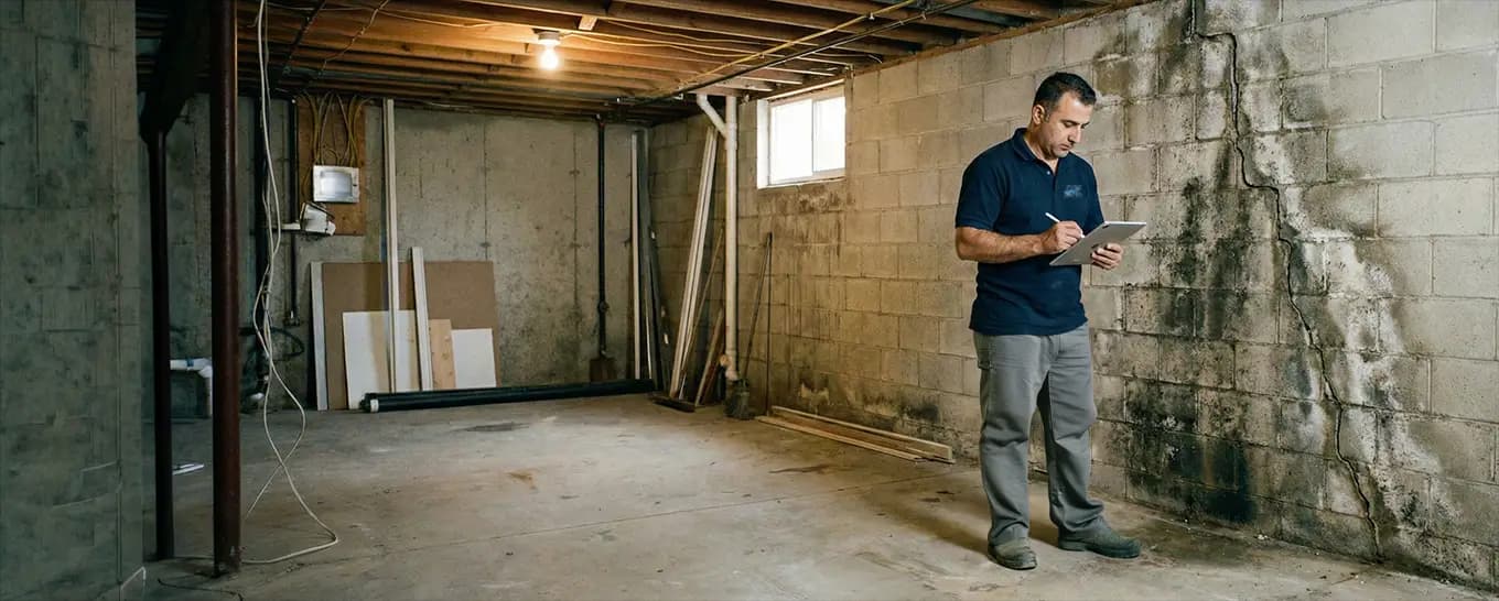 Professional foundation crack repair service