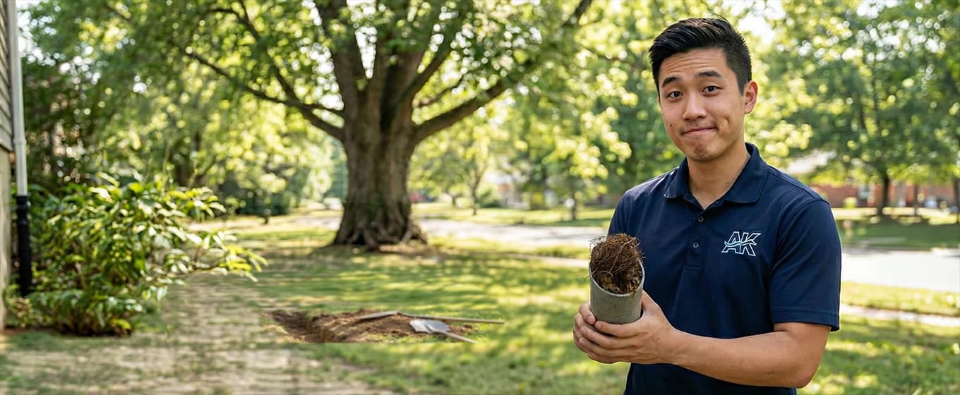 Tree root removal from drain and sewer lines