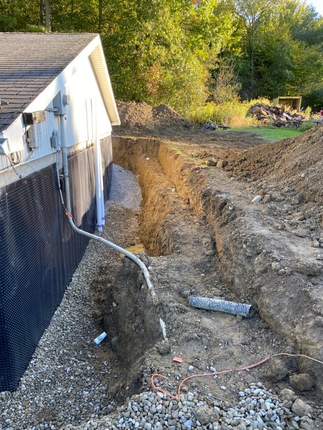 Exterior Basement Waterproofing - Cortland, OH
