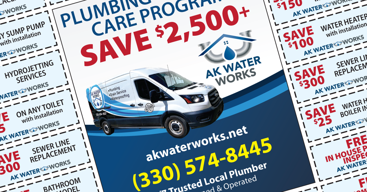 Plumber, Sewer, Drain & Waterproofing Discounts