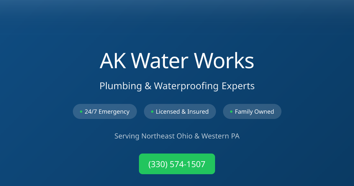 AK Water Works Plumbing & Drain